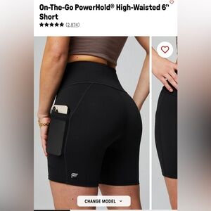 Fabletics - On-The-Go PowerHold® High-Waisted 6'' Short